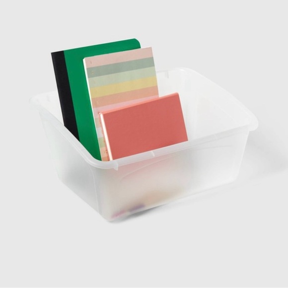 Transparent Book Bin - Picture 1 of 3